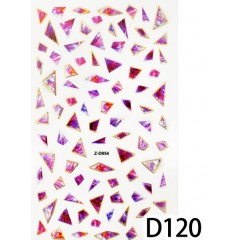 D119-D125 極光碎片貼紙 (買1送1)